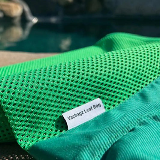 Green 3mm Heavy Duty Leaf Debris Bag - Pool Vacuum Bag