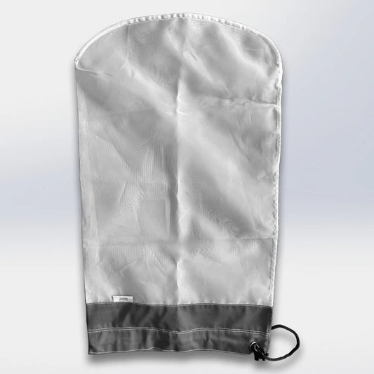 The Bottom Feeder 100 Micron heavy-duty debris bag by VacBagz — pool vacuum bag available in Australia