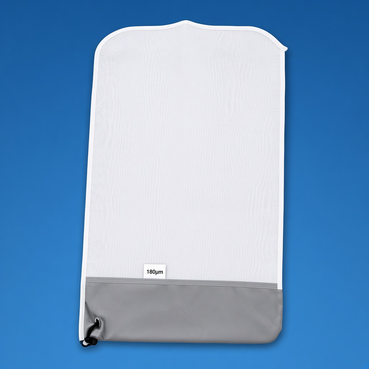 180 micron coarse leaf pool vacuum bag, grey cuff